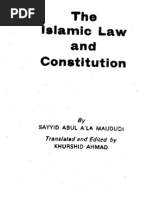 islamic law and constitution maududi